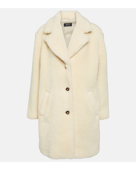 A.P.C. . Nicolette cotton and wool coat