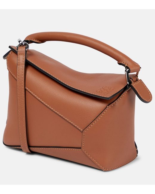 Loewe Puzzle Mini leather shoulder bag
