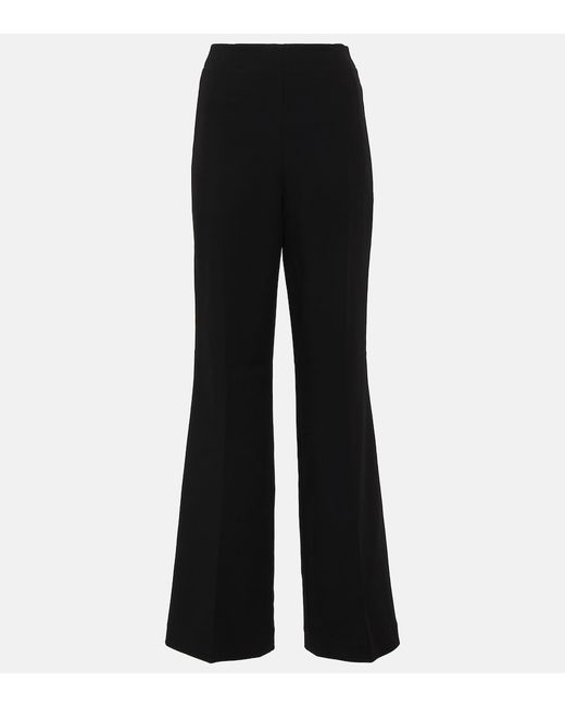 Roland Mouret High-rise stretch cady straight pants