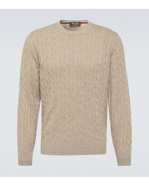 Loro Piana Cable-knit cashmere sweater