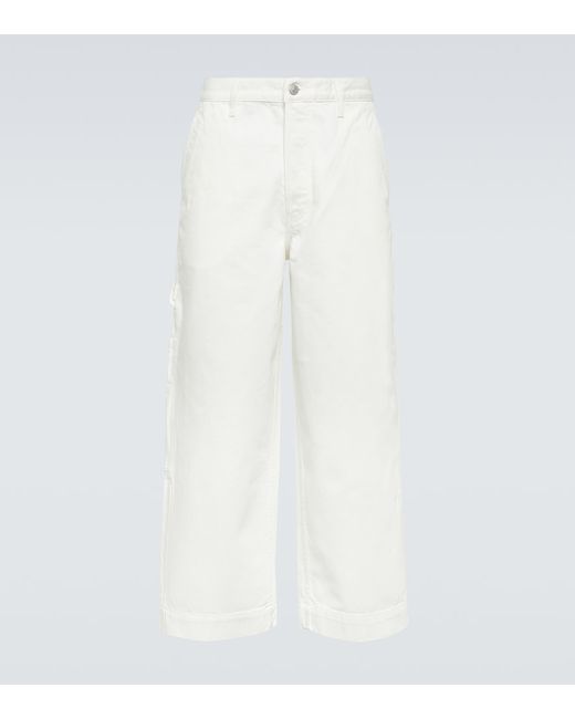 Dries Van Noten Cropped wide-leg jeans