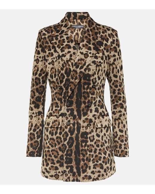 Dolce & Gabbana Leopard-print blazer