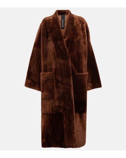 Blancha Reversible shearling coat