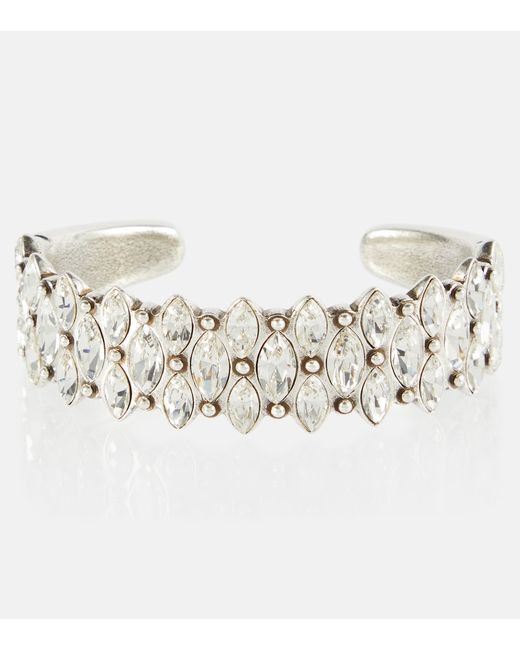 Isabel Marant Celenia crystal-embellished cuff bracelet
