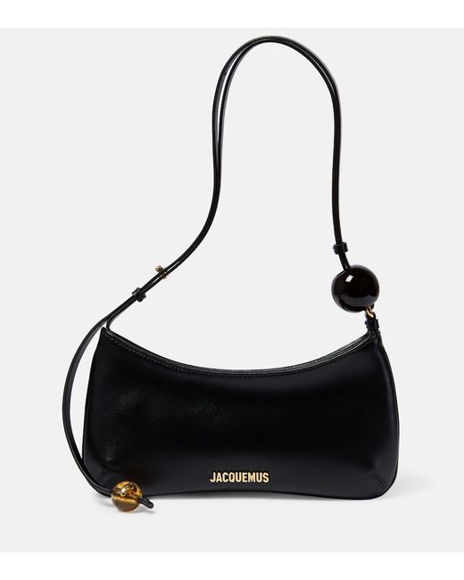 Jacquemus Le Bisou Perle Small leather shoulder bag