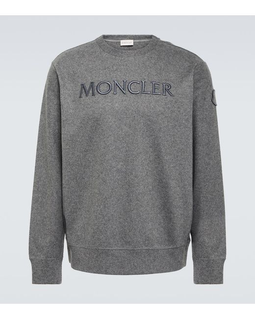 Moncler Logo wool-blend sweatshirt