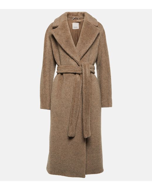 S Max Mara Zucchero wool and alpaca coat