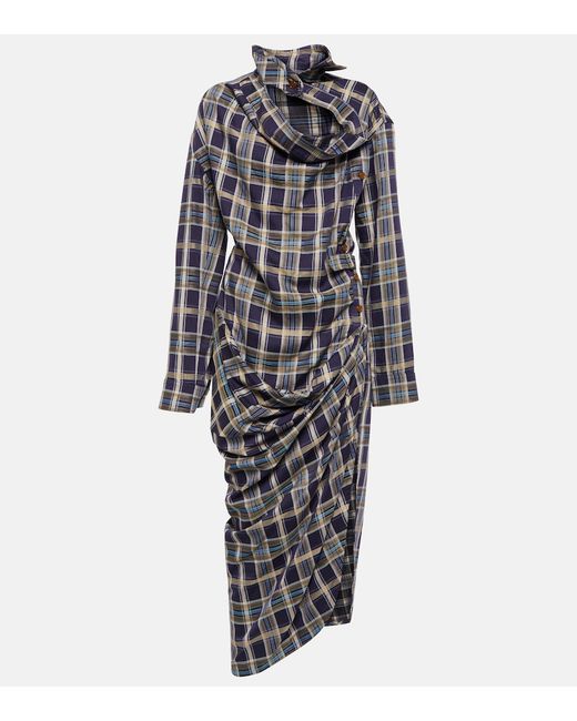 Vivienne Westwood Checked midi dress