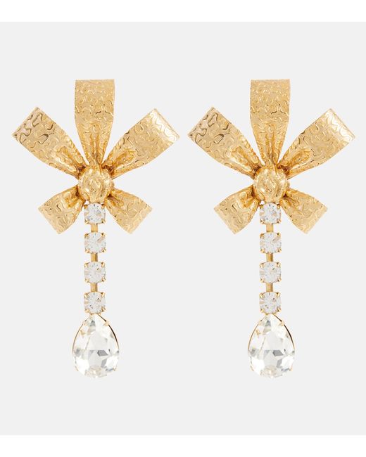 Jennifer Behr Hollis crystal-embellished drop earrings