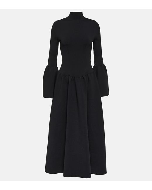 Chloé Wool-blend midi dress