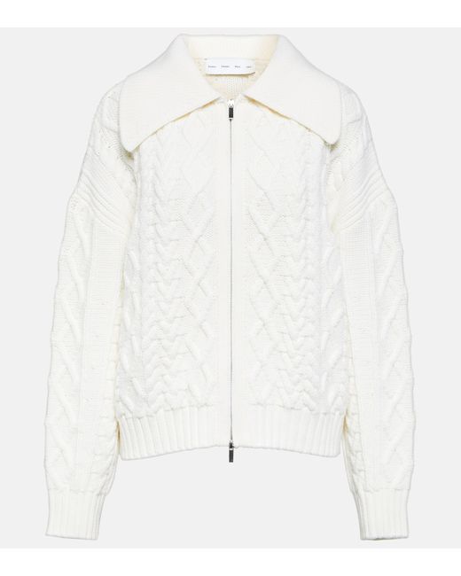 Proenza Schouler Cable-knit wool cardigan