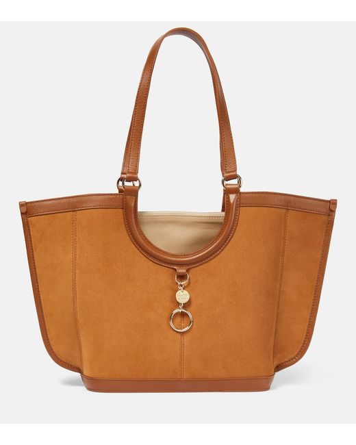 See by Chloé Mara Large suede and leather shopper
