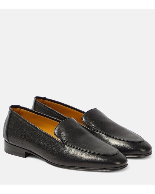 The Row Adam leather loafers