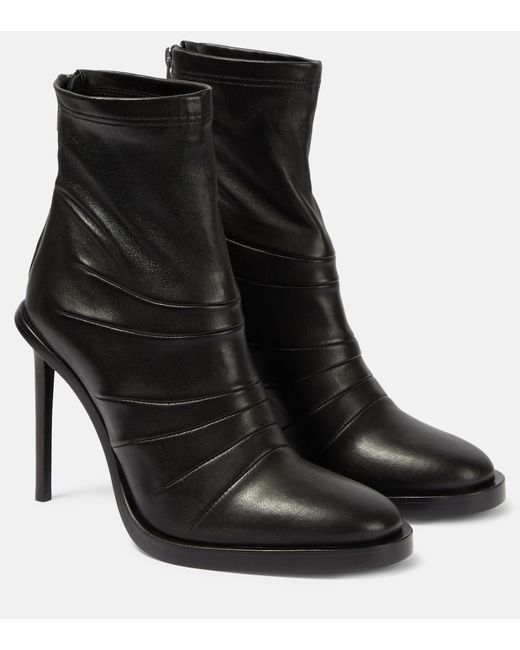 Ann Demeulemeester Carol leather ankle boots