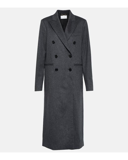Victoria Beckham Mélange double-breasted wool coat