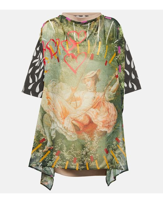 Vivienne Westwood Swing printed cotton top