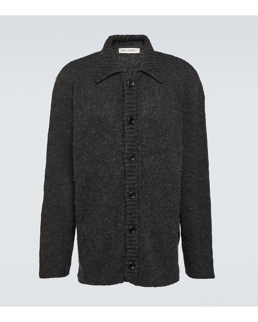 Our Legacy Ribbed-knit cardigan