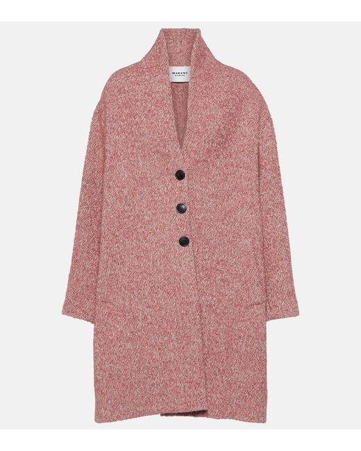 Marant Etoile Single-breasted wool-blend coat