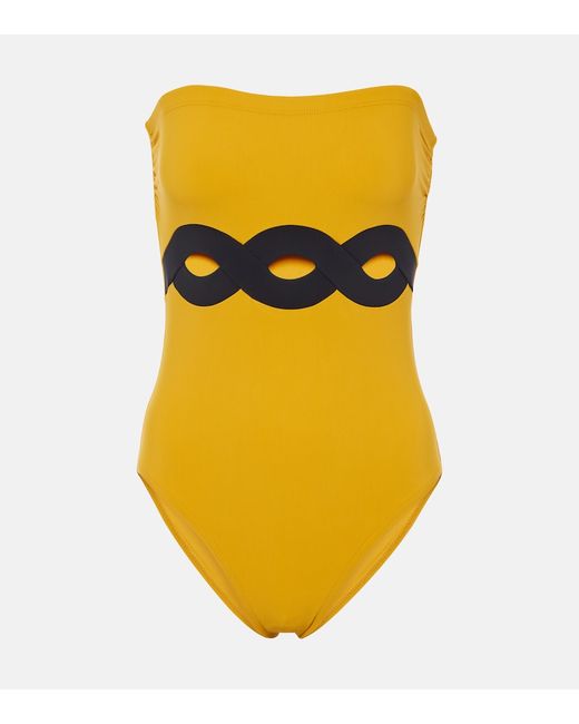 Karla Colletto Octavia cutout swimsuit