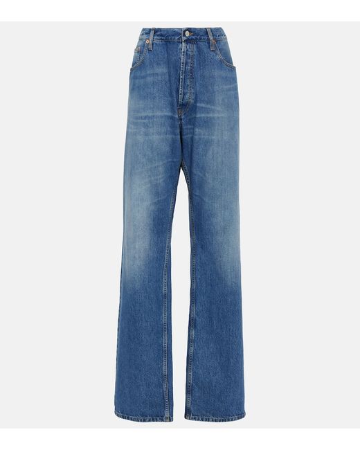Gucci Mid-rise wide-leg jeans