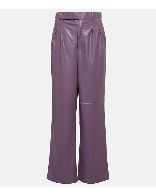 Jacques Wei Faux leather straight pants