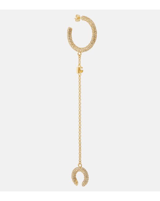 Dolce & Gabbana Crystal-embellished single earring