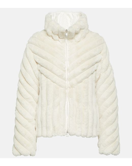 Moncler Pedrix faux fur down jacket