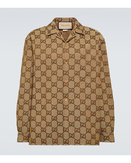 Gucci Maxi GG jacquard canvas shirt