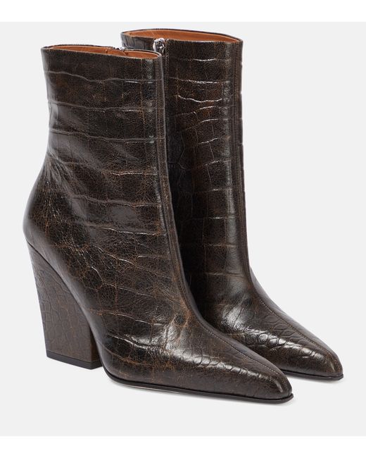 Paris Texas Jane leather ankle boots
