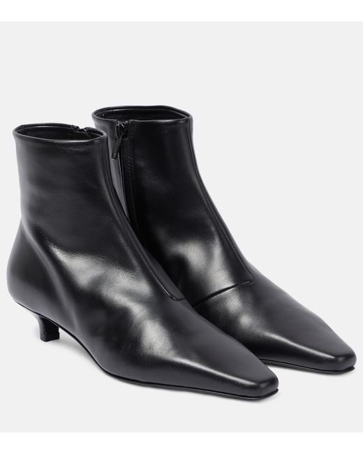 Totême Leather ankle boots