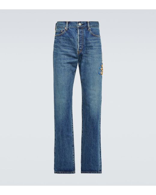 Undercover Beaded straight jeans