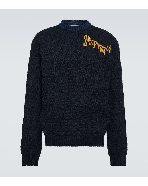 Marni Logo virgin wool sweater