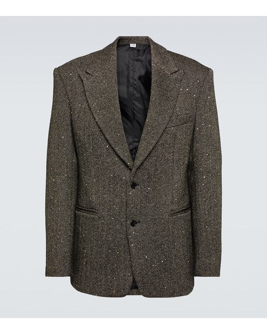 Winnie New York Herringbone wool-blend jacket