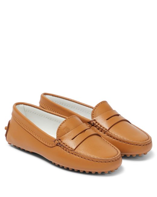 Tod'S Junior Gommino suede moccasins