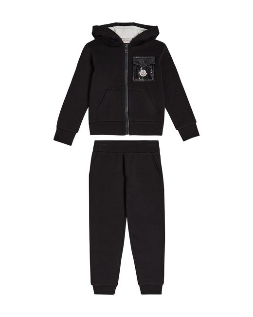 Moncler Enfant Logo cotton hoodie and sweatpants set