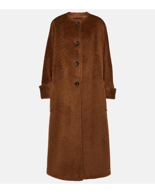 Max Mara Hudson oversized alpaca and wool coat
