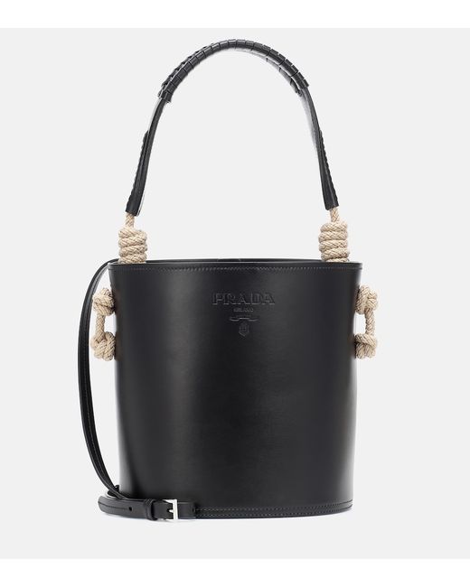 Prada Tambour leather bucket bag
