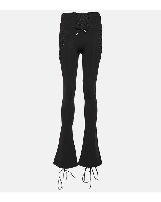 Off-White Laced cutout flared pants