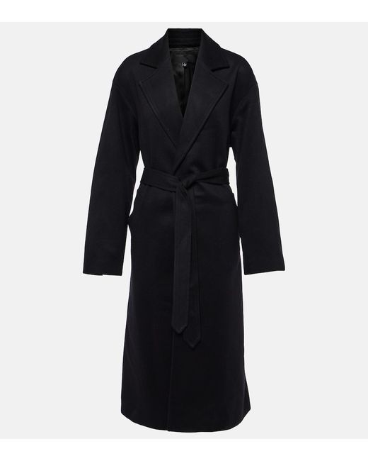 Nili Lotan Fabien wool and cashmere wrap coat