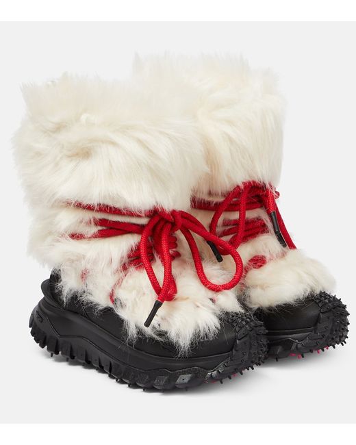 Moncler Grenoble Trailgrip faux fur-trimmed snow boots