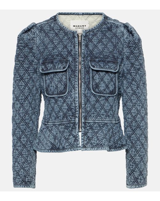 Marant Etoile Deliona quilted cotton jacket