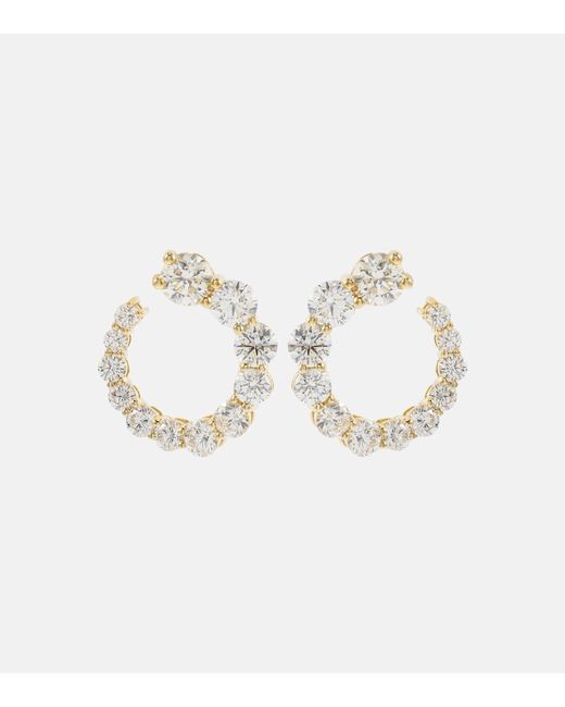 Melissa Kaye Aria Earwrap 18kt earrings with diamonds