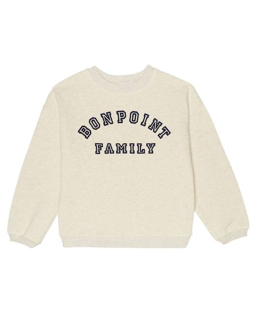 Bonpoint Logo cotton-blend sweatshirt