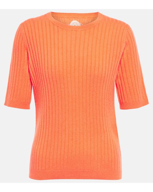 Jardin des Orangers Ribbed-knit cashmere top
