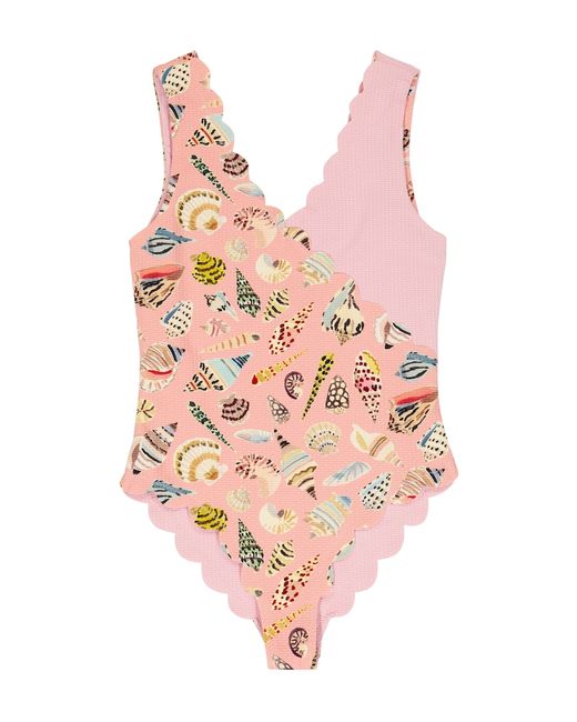 Marysia Bumby Canyon Point scalloped swimsuit