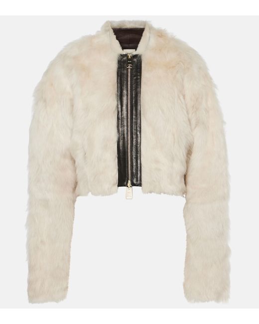 Khaite Gracell shearling jacket