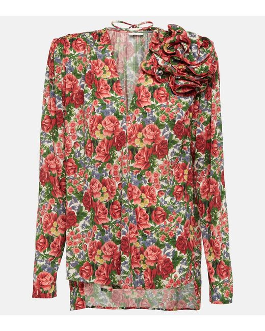 Magda Butrym Floral blouse