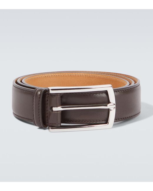 Ralph Lauren Purple Label Ascot Medium leather belt