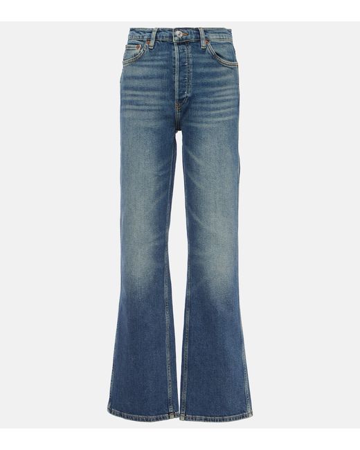 Re/Done 90s high-rise straight jeans