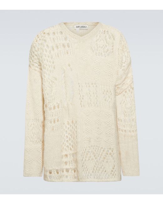 Our Legacy Crochet wool sweater
